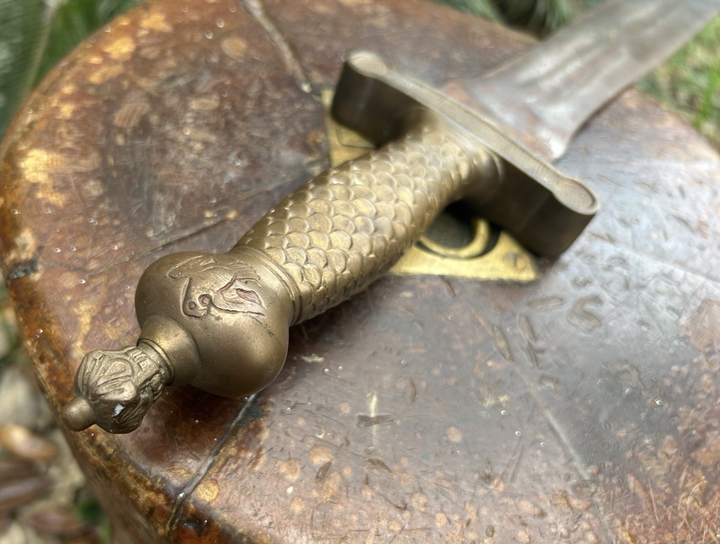 Civil War Sword Foot Artillery Short Sword Gladius 1800s Eagle Crown Scales 26”