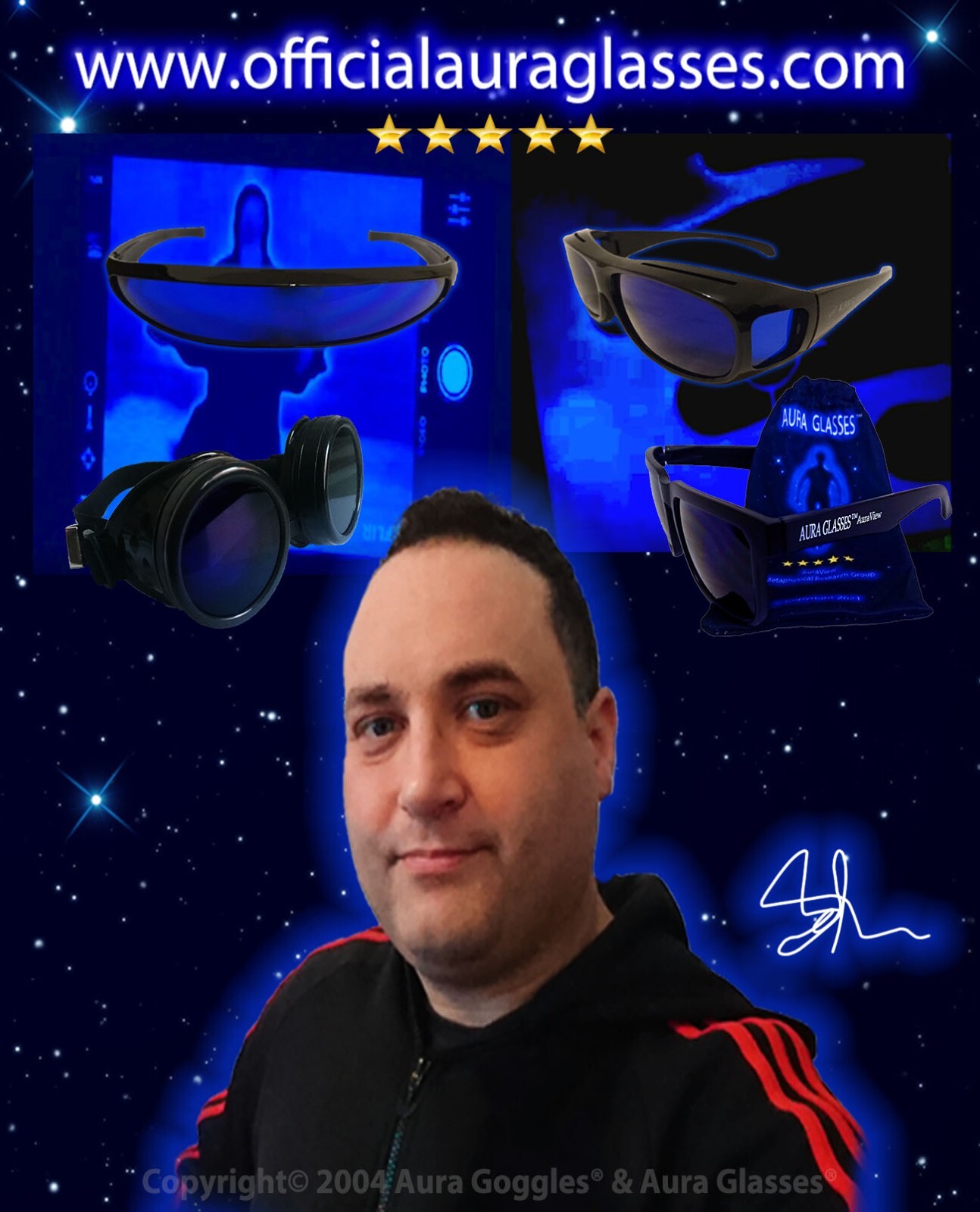 OFFICIAL DICYANIN AURA GLASSES hunting spirit ghost uv evp crystal metaphysical