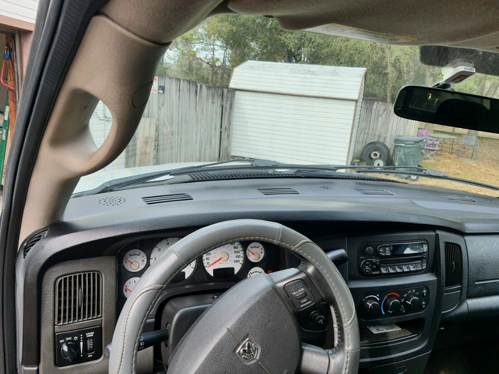 Molded Dash Cover Overlay W/Free Adhesive For Dodge Ram 1500/2500/3500 2002-2005