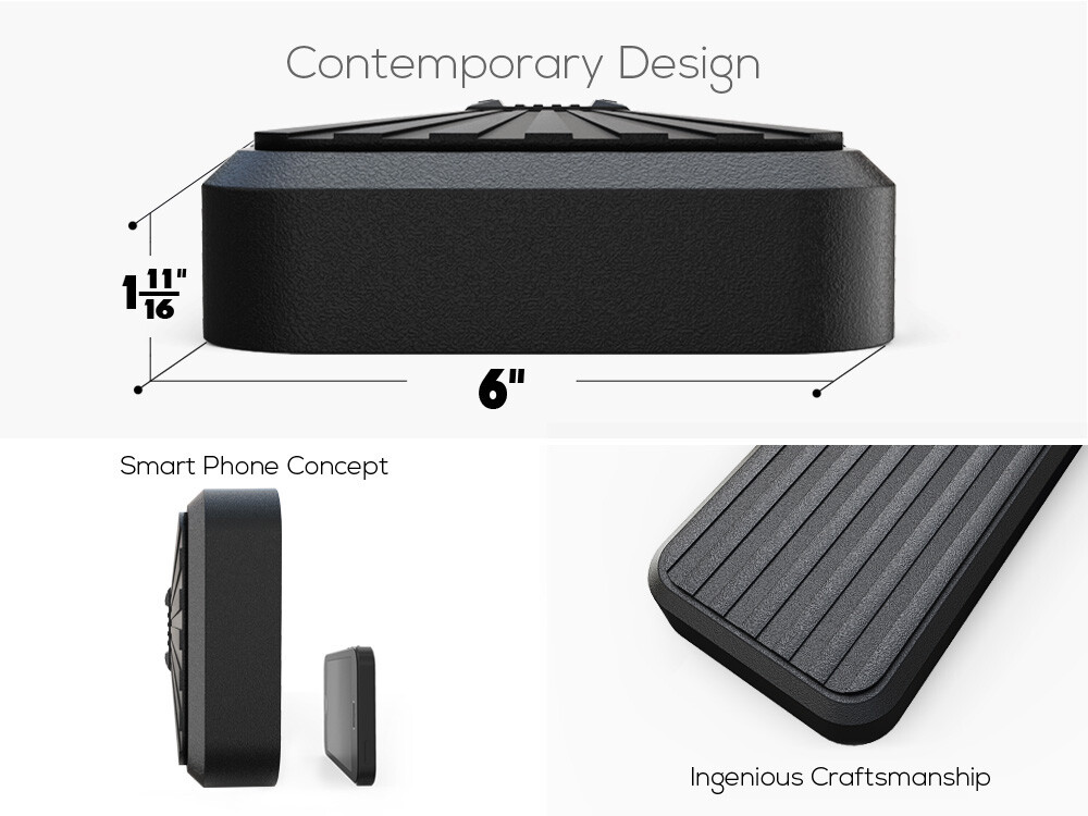 iBoard Stainless Steel 6in Running Boards Fit 15-23 Ford Transit Full Size Van