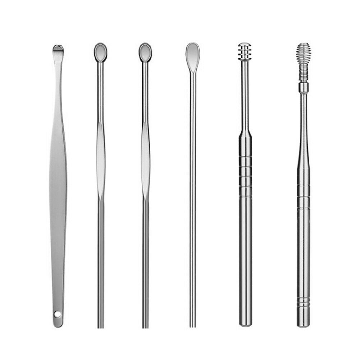 7 PCS Innovative Spring Ear Wax Cleaner Tool Set Ear Pick Ear Wax Removal Kit US
