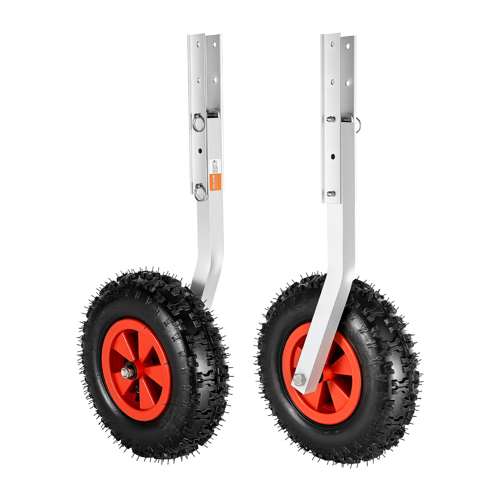 VEVOR Boat Launching Wheels 500lbs 12" Aluminium Alloy Transom Wheel Rubber Tire