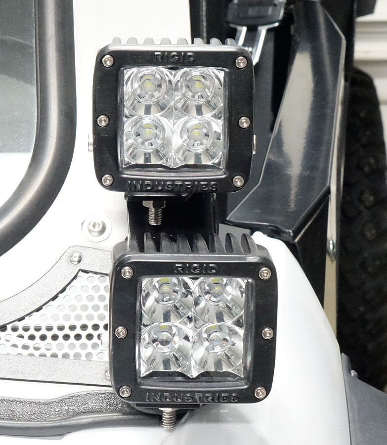 [SR] A Pillar Dual LED Light Pod Mount bracket 14-up Polaris RZR XP 900 570 800