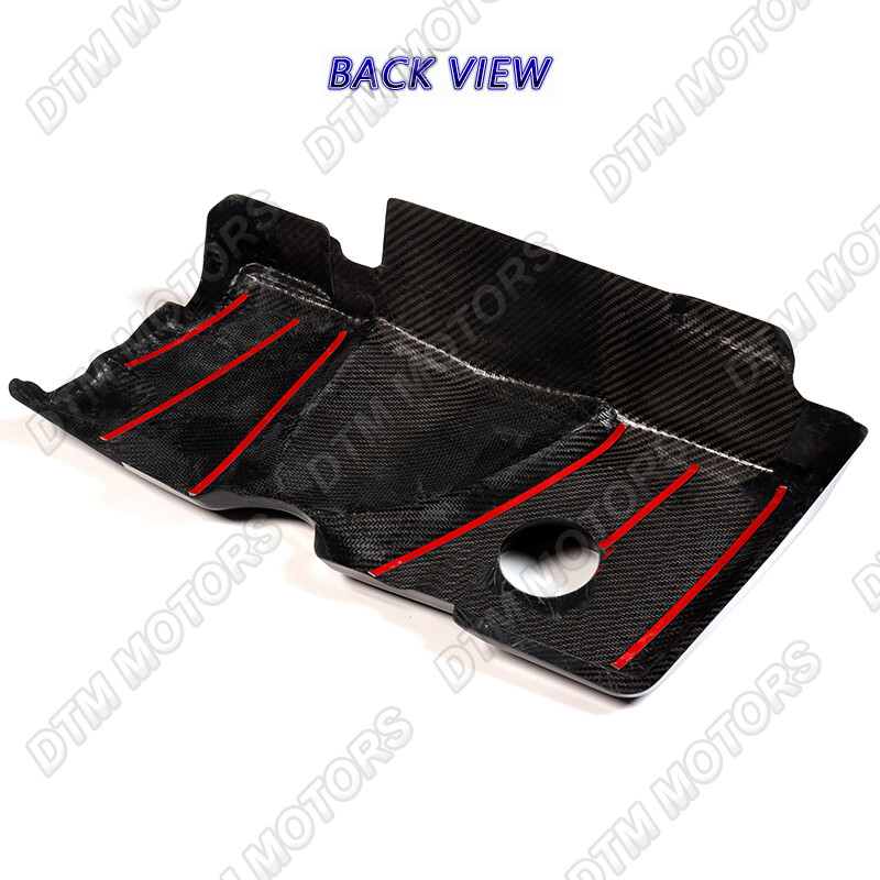 For 18-20 Toyota Camry LE SE XLE XSE Real Carbon Fiber Engine Top Cover Trim