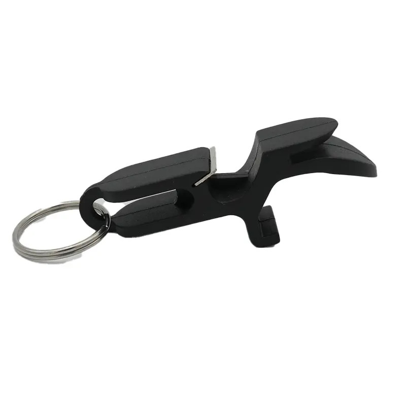 (1) SHOTGUN KEYCHAIN Can Shotgunner BEER TOOL DRINKING GAME BOTTLE OPENER