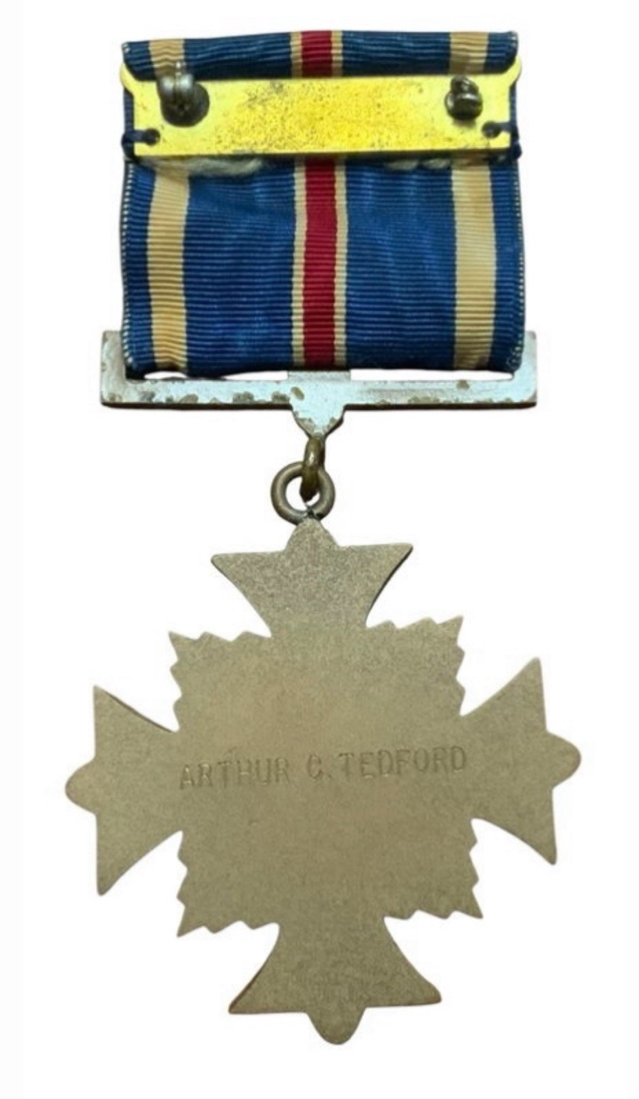 Distinguished Flying Cross - Named & Engraved to *Arthur C. Tedford*