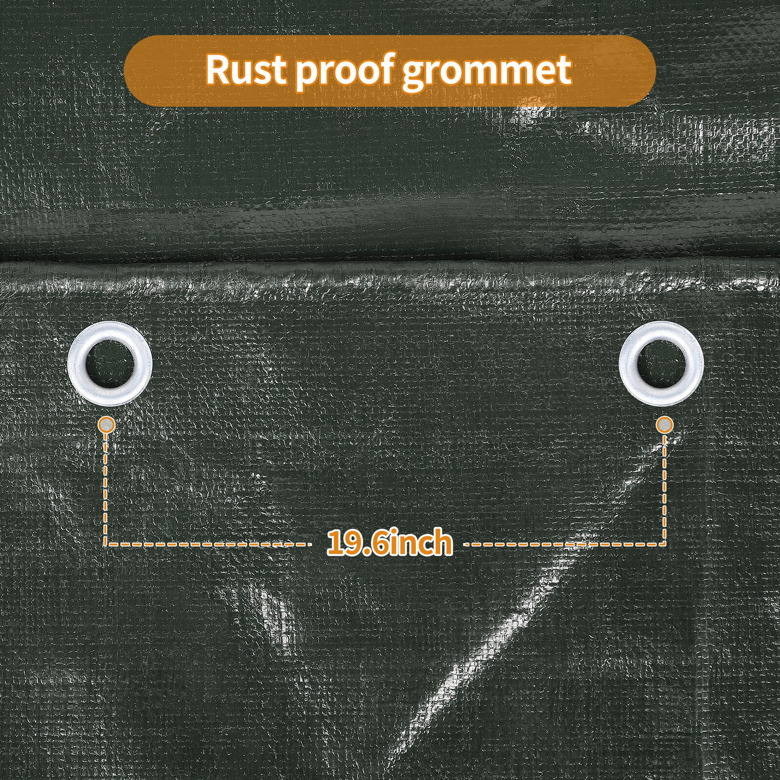 Heavy Duty Tarp Poly Tarpaulin Boat Tent Waterproof Outdoor Canopy Shade Cover