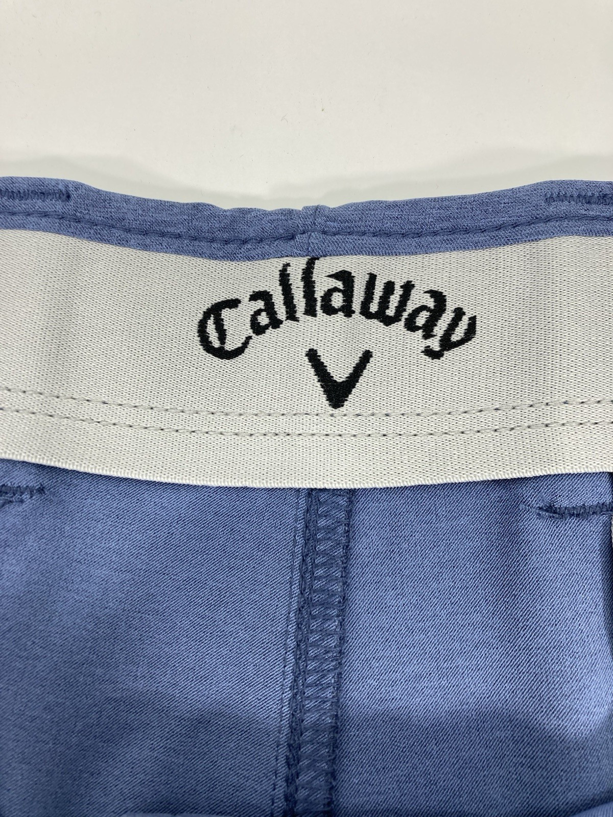 Callaway Performance Golf Shorts Men Size 40X10 Blue Flat Front Stretch NWT