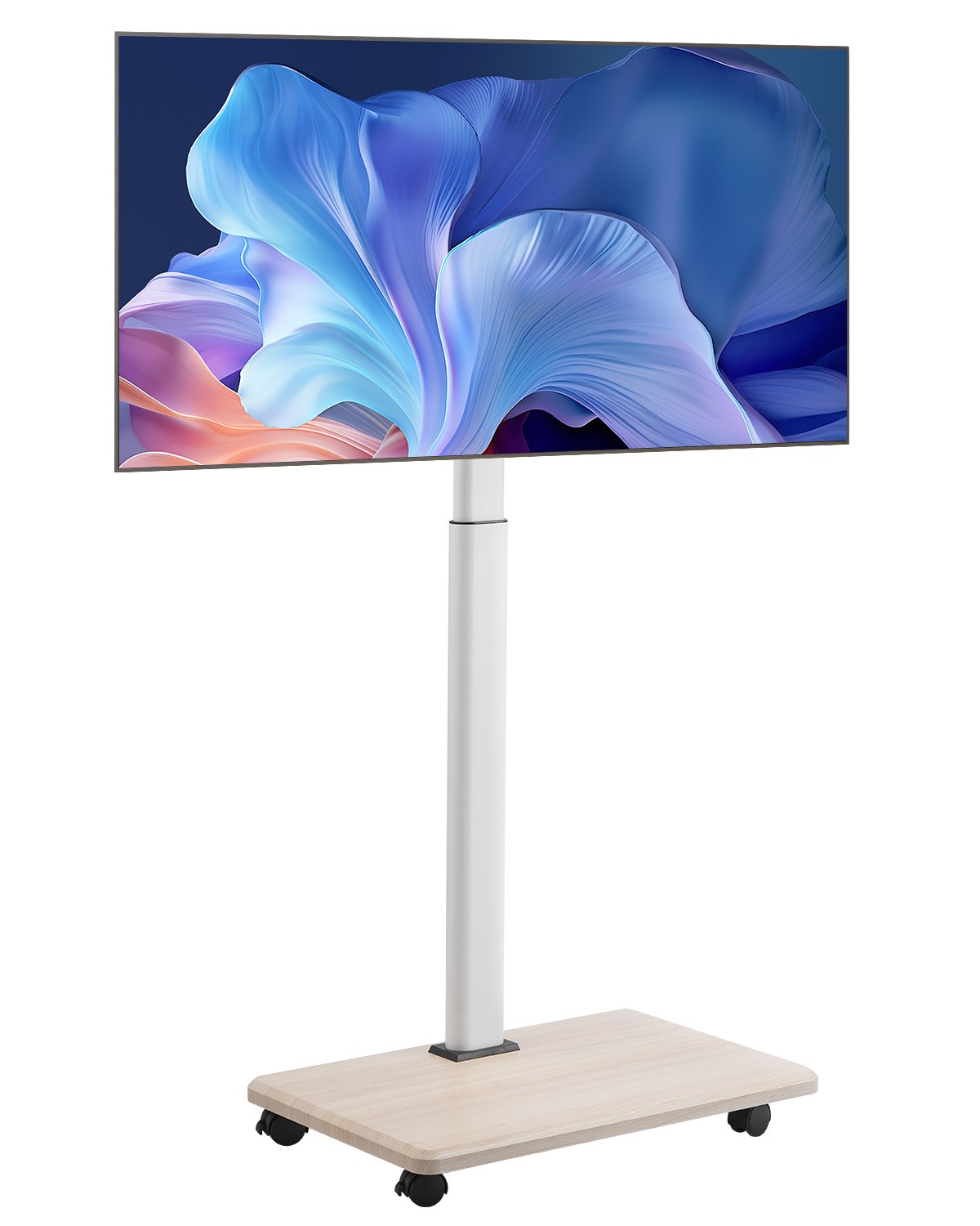 Uimoso Rolling TV Stand Mobile TV Cart Holds Up to 99 lbs for 32-70 Inch Screens