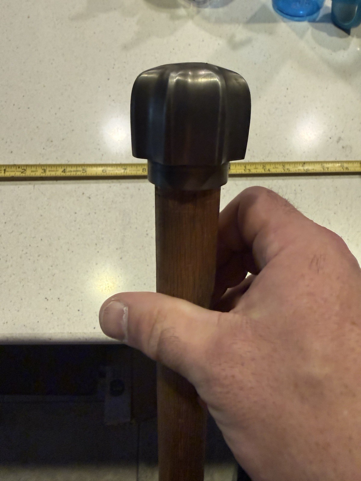 Custom medieval renaissance Steel Head Mace With Oak Handle