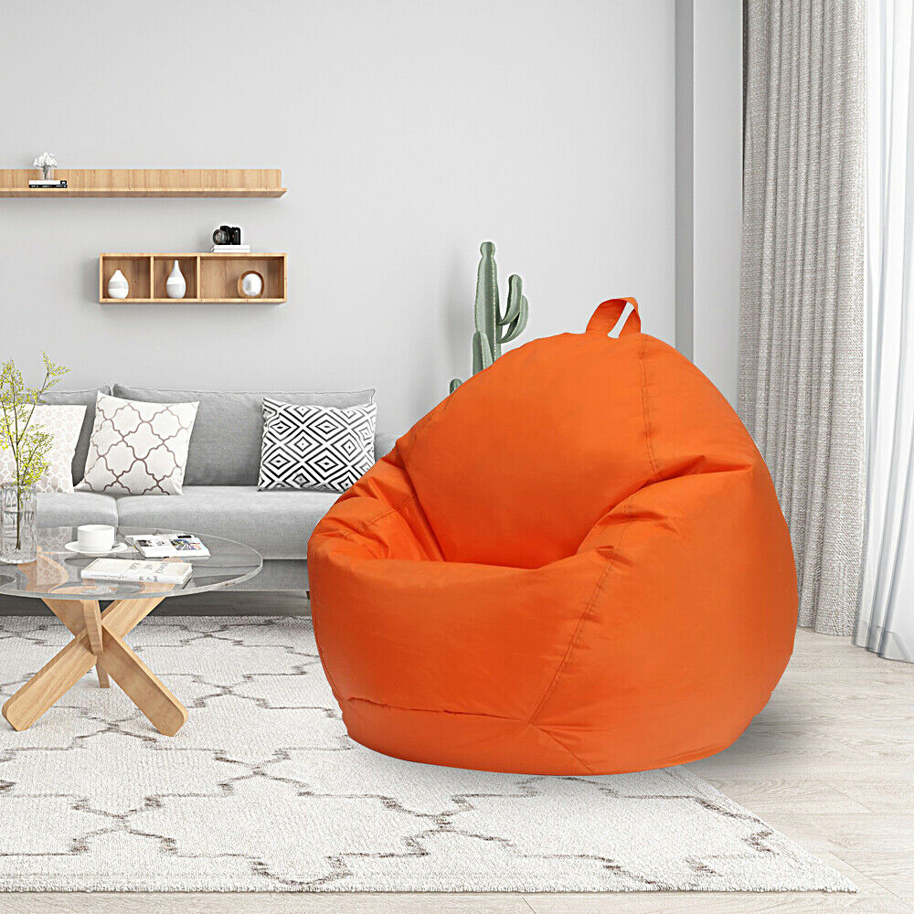 Large Bean Bag Chair Cover Indoor For Adults Kids Lazy Lounger Couch Sofa Cover