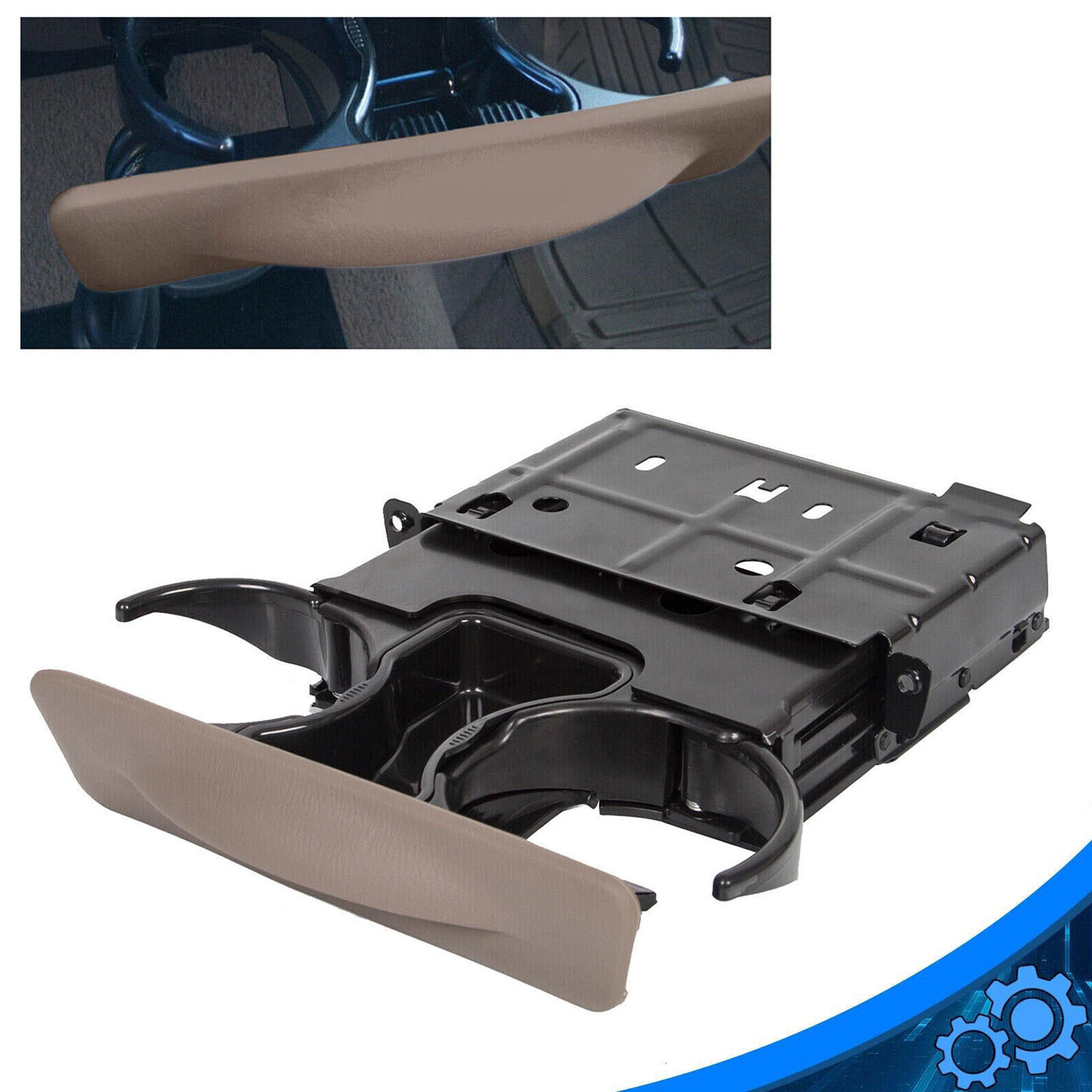 For 1999-2004 Ford Super Duty F250 F350 F450 F550 Dash Cup Holder Parchment Tan