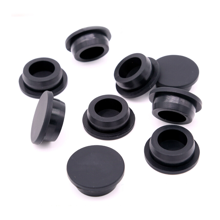 Black Silicone Rubber Stopper Plug Blanking End Cap Tube Insert Bung 9-146.5mm