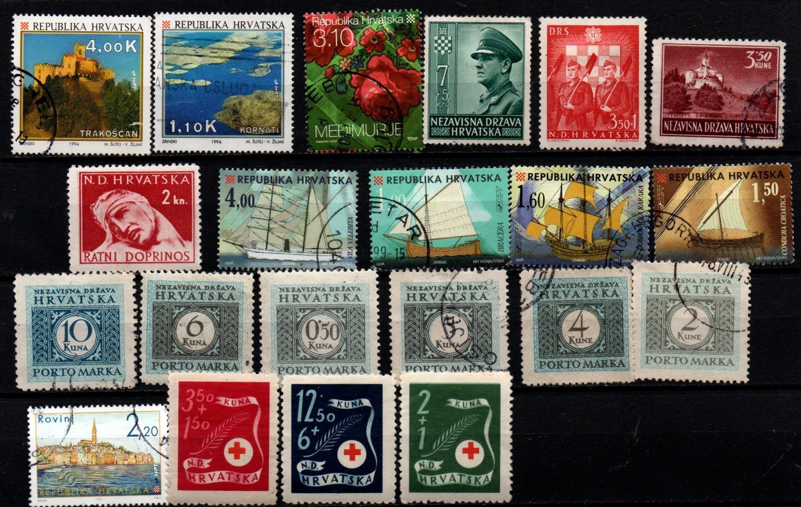 Yanstamps: Croatia mint and used stamps collection set#5