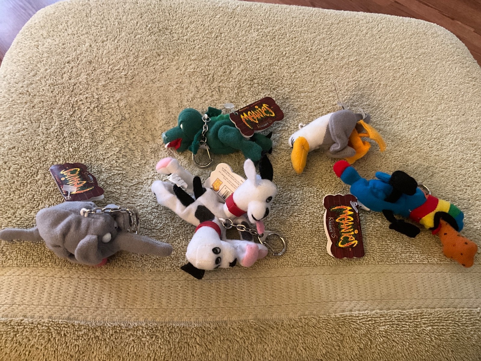 Teeny Weenie Meanies Series 1 Beanies Keychains 5 with Tags