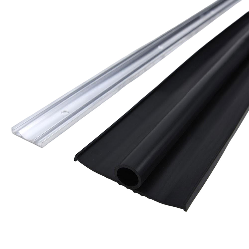 16Ft Garage Door Bottom Buffering Seals Weatherproof Sealing Rubber Universal