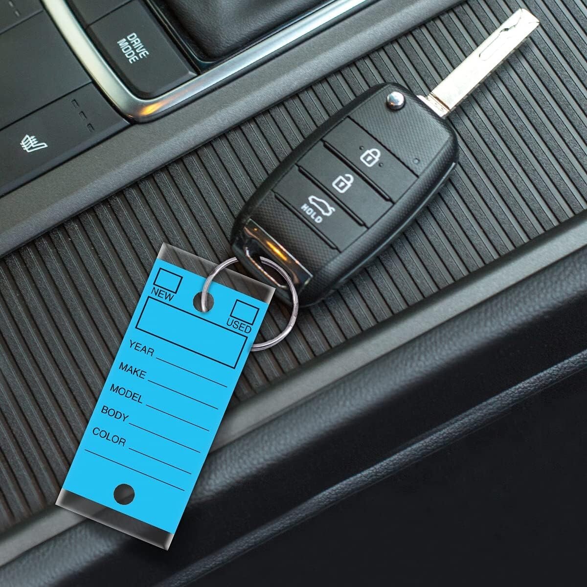 Versa-Tags Car Dealer 1000 Key Tags Self Laminating With Metal Rings