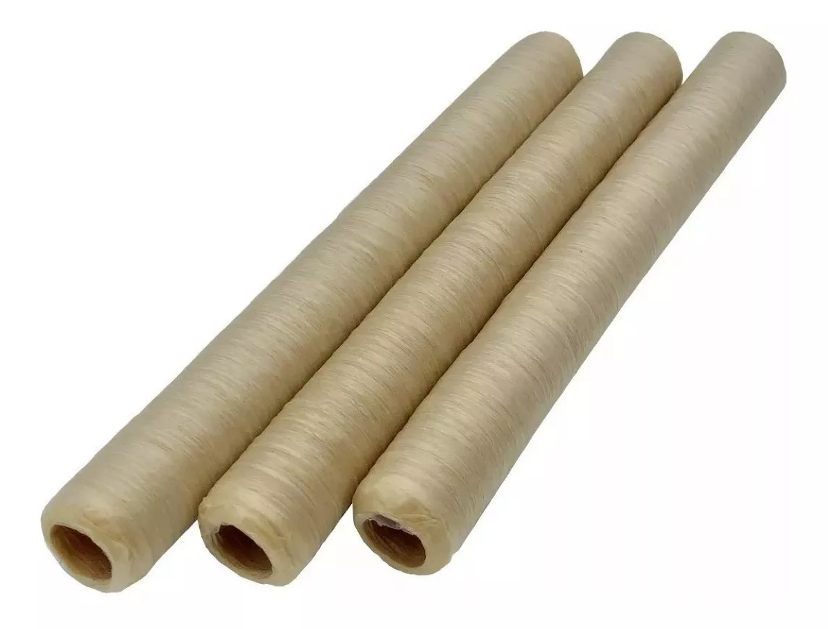 Collagen Casings Dry 16mm / 50ft Lenght for stuffing 31 Lb 270 sausages 3 sticks