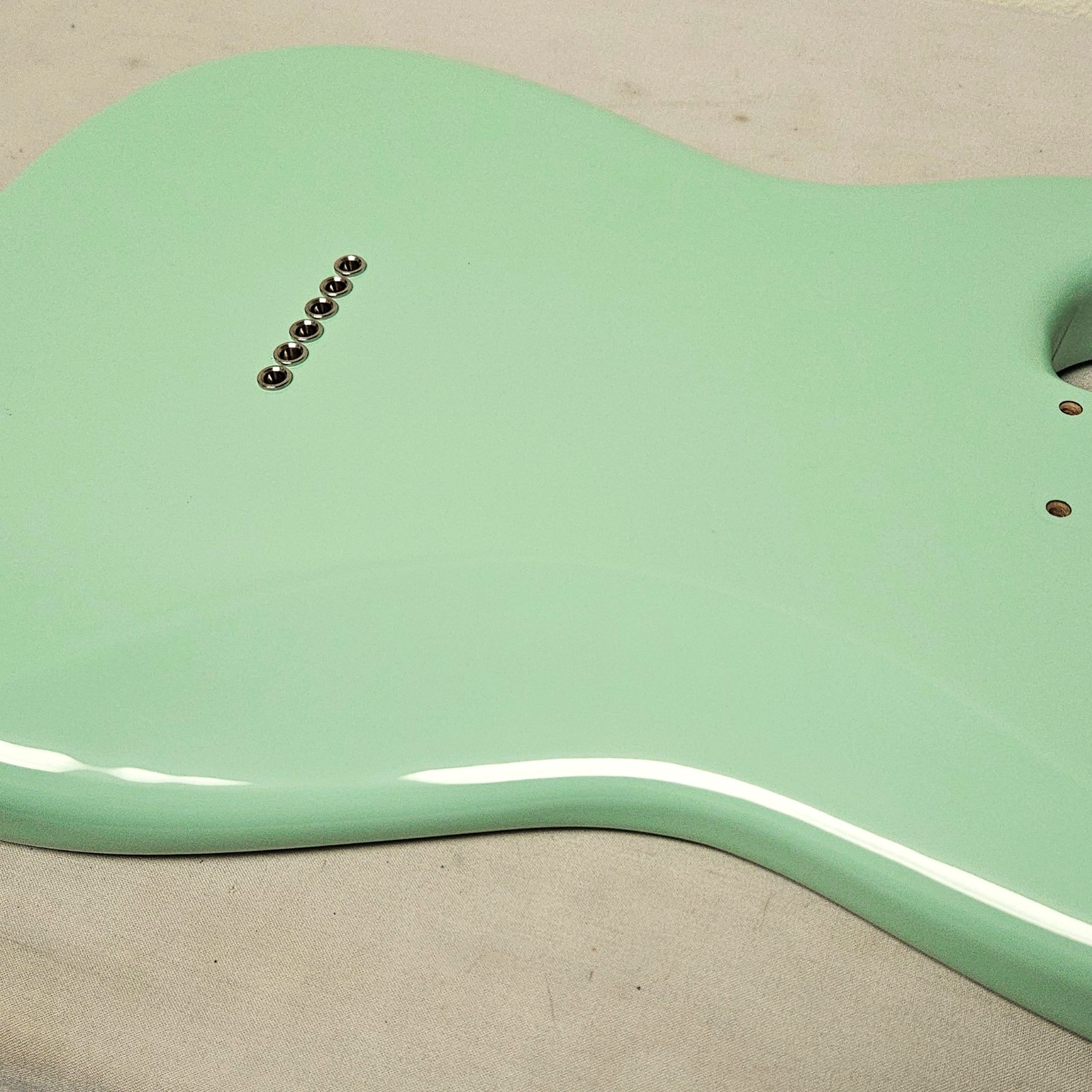 Fender Tom Delonge Stratocaster Alder Hardtail Body - Surf Green Strat Guitar