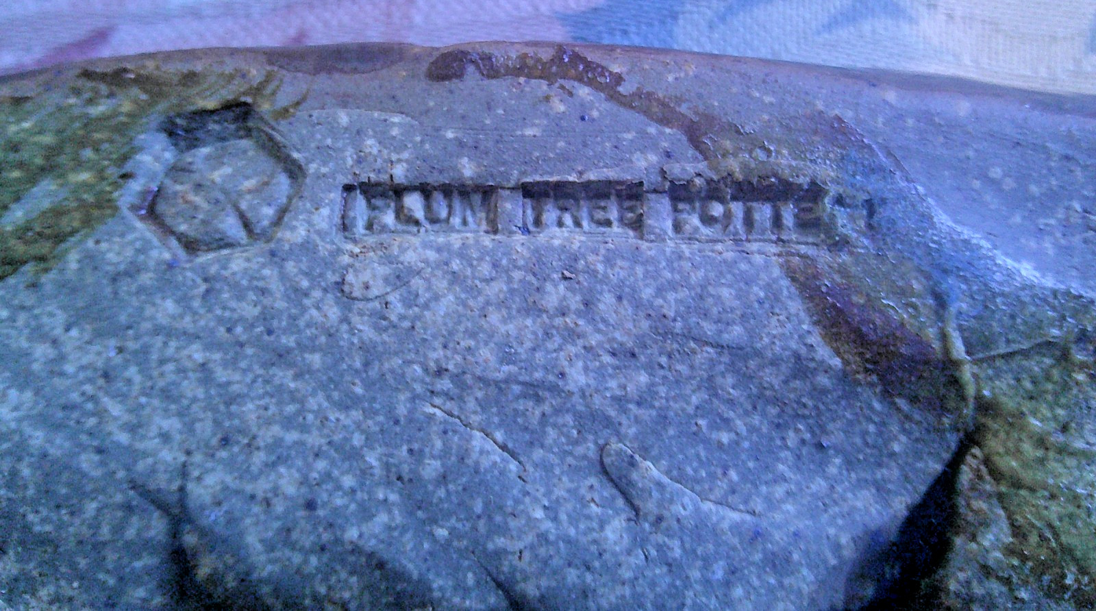 John Glick Plum Tree Pottery Mid Century Modern Hanging Wall Mirror