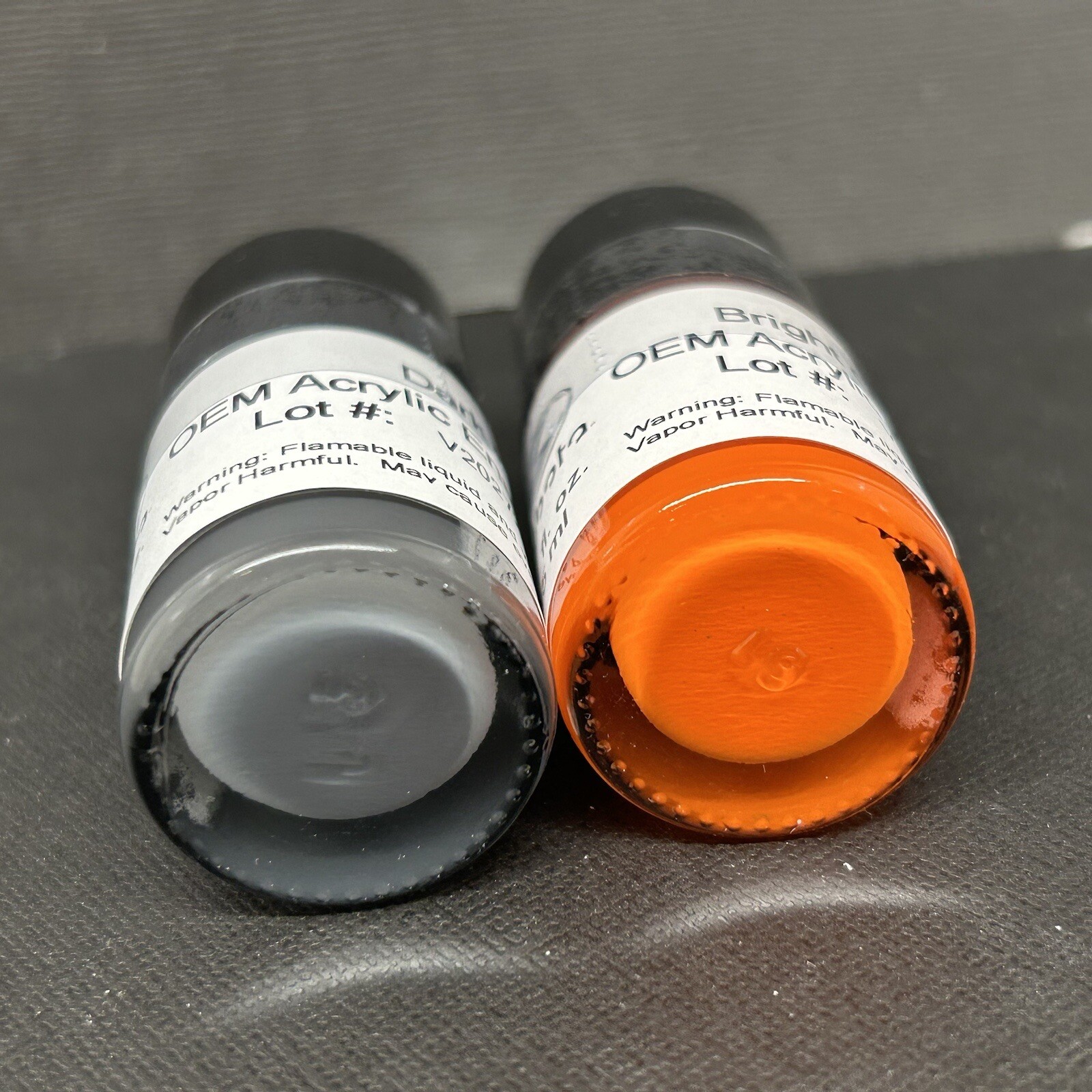 Kubota Orange II & Dark Grey, Touch-Up Paint Kit, w/ Micro Brush New Orange 2