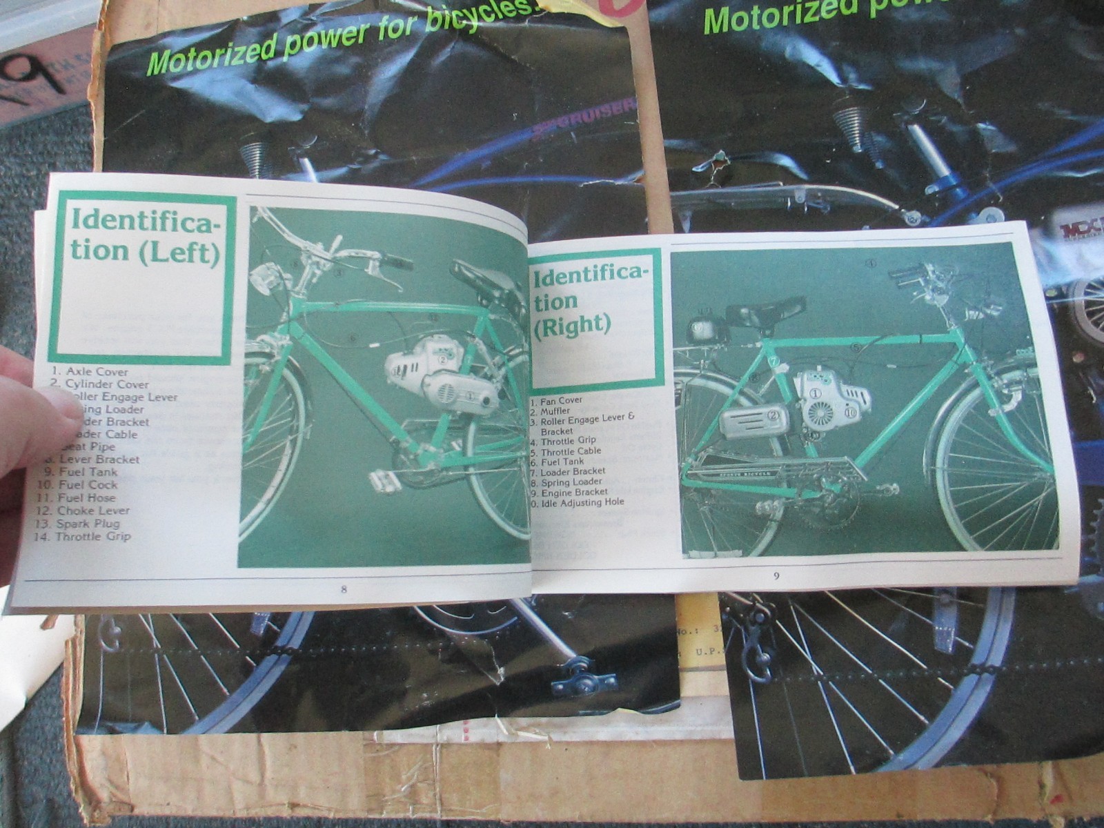 Vintage MX-5 MX5 Superbike Super Bike Bicycle Motor Model Bike 1993 BSMT