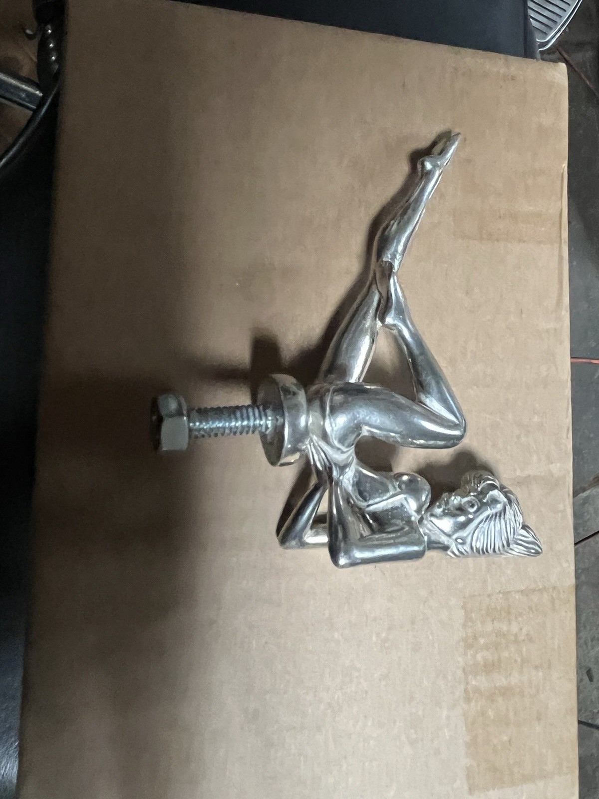 rare sexy Girl Stripper Great For ratrod car hood ornament ￼ motorcycle fender