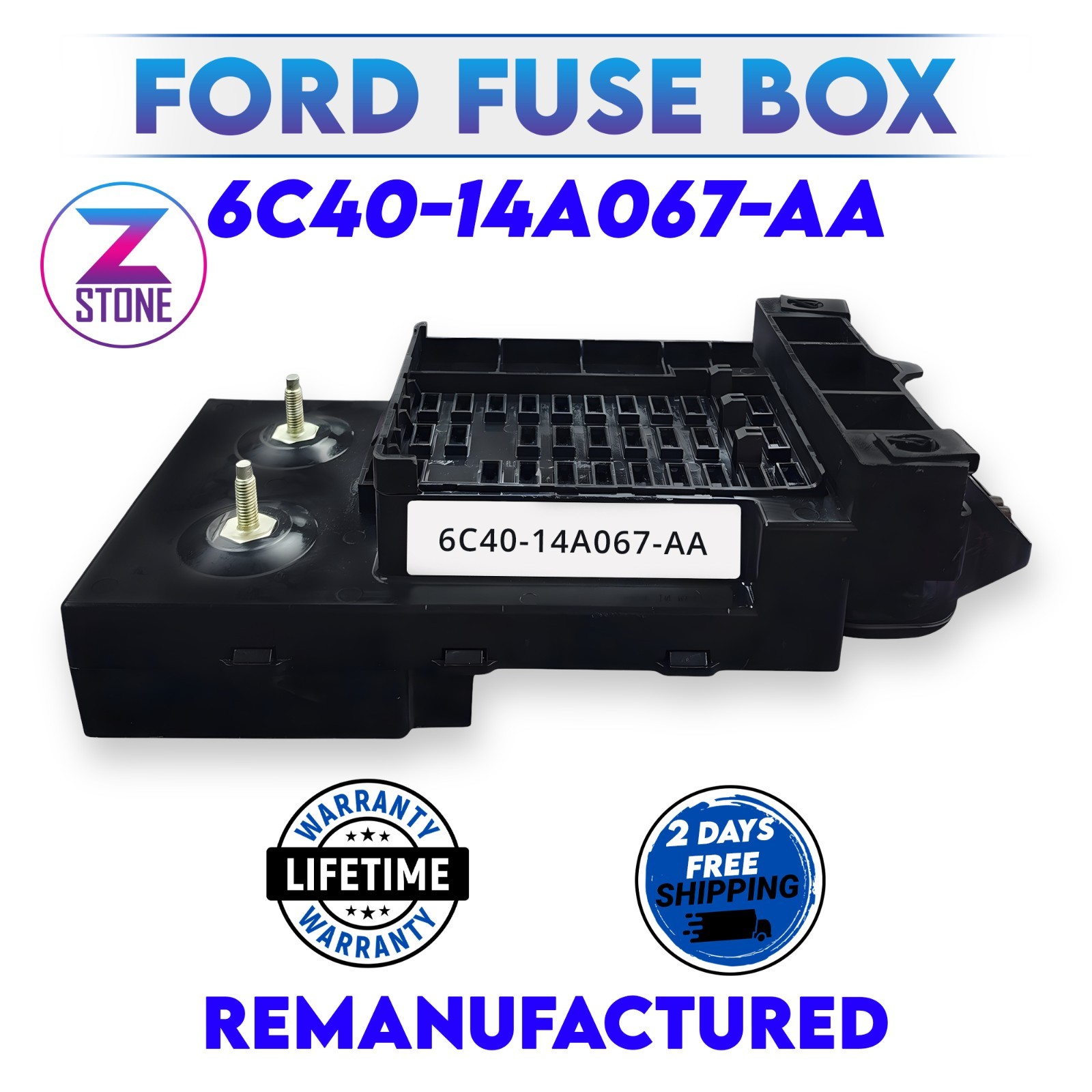 REBUILT 6C40-14A067-AA 06 07 Ford F650 F760 Fuse Block Box 6C4O-14A067-AA