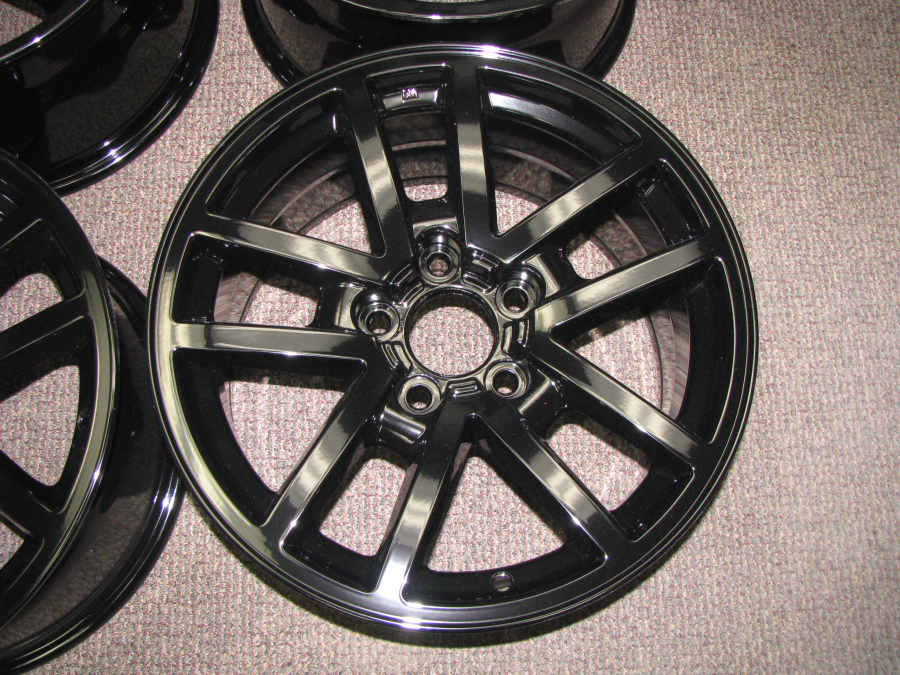 Super Durable Gloss Wet Black Powder Coat Paint - New 1LB