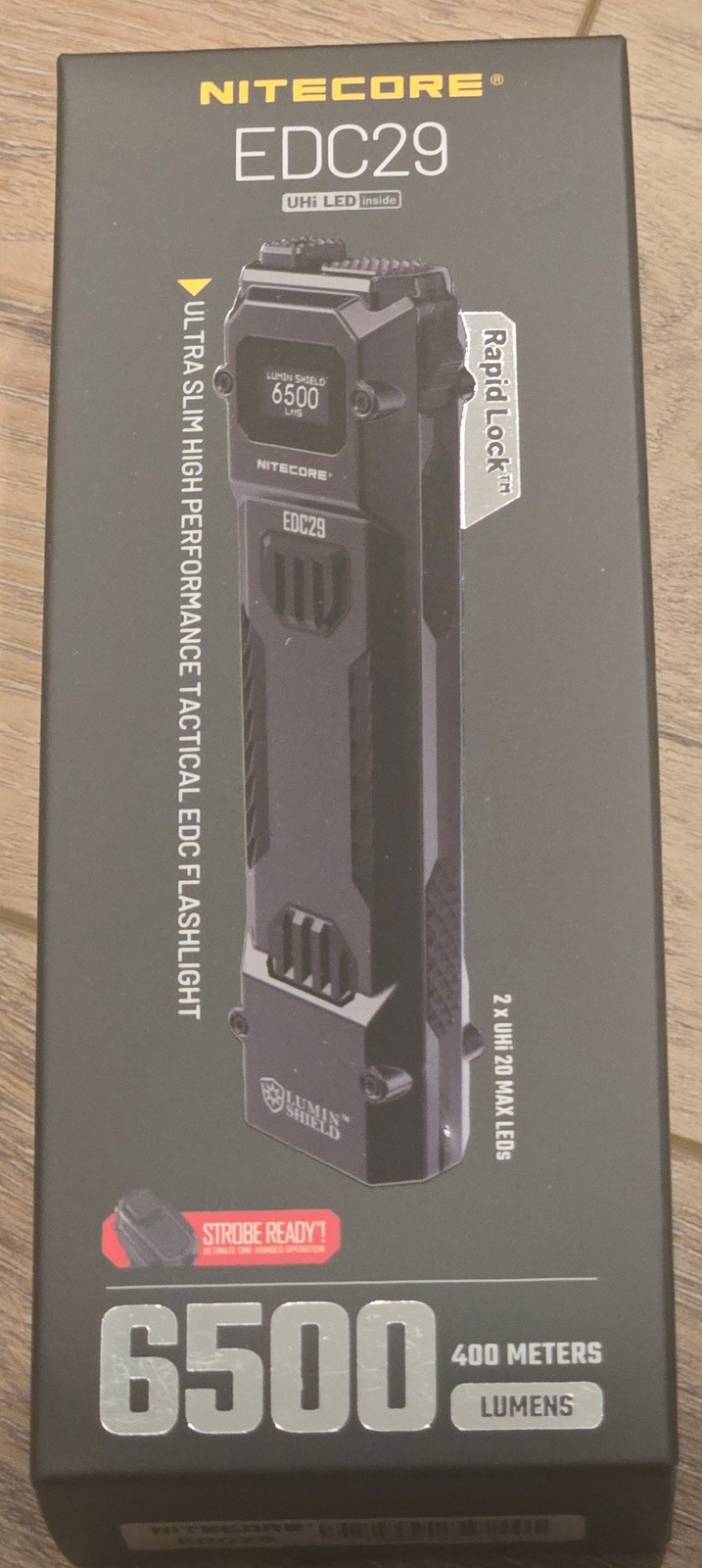 Nitecore EDC29 6,500 Lumens Ultra Slim High Performance Flashlight