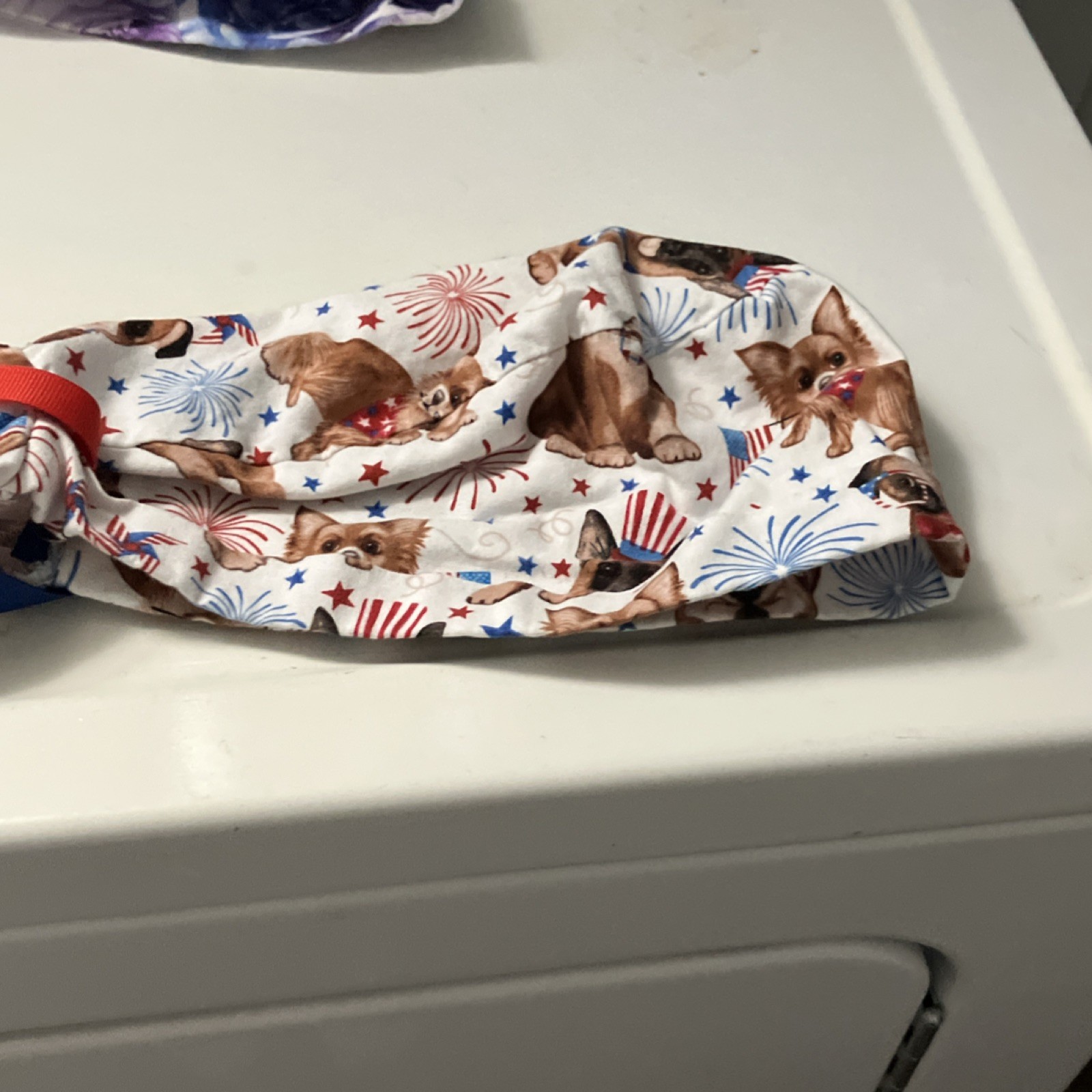 Multicolor Cotton Medical Scrub Caps Assorted Prints Unisex One Size Medical