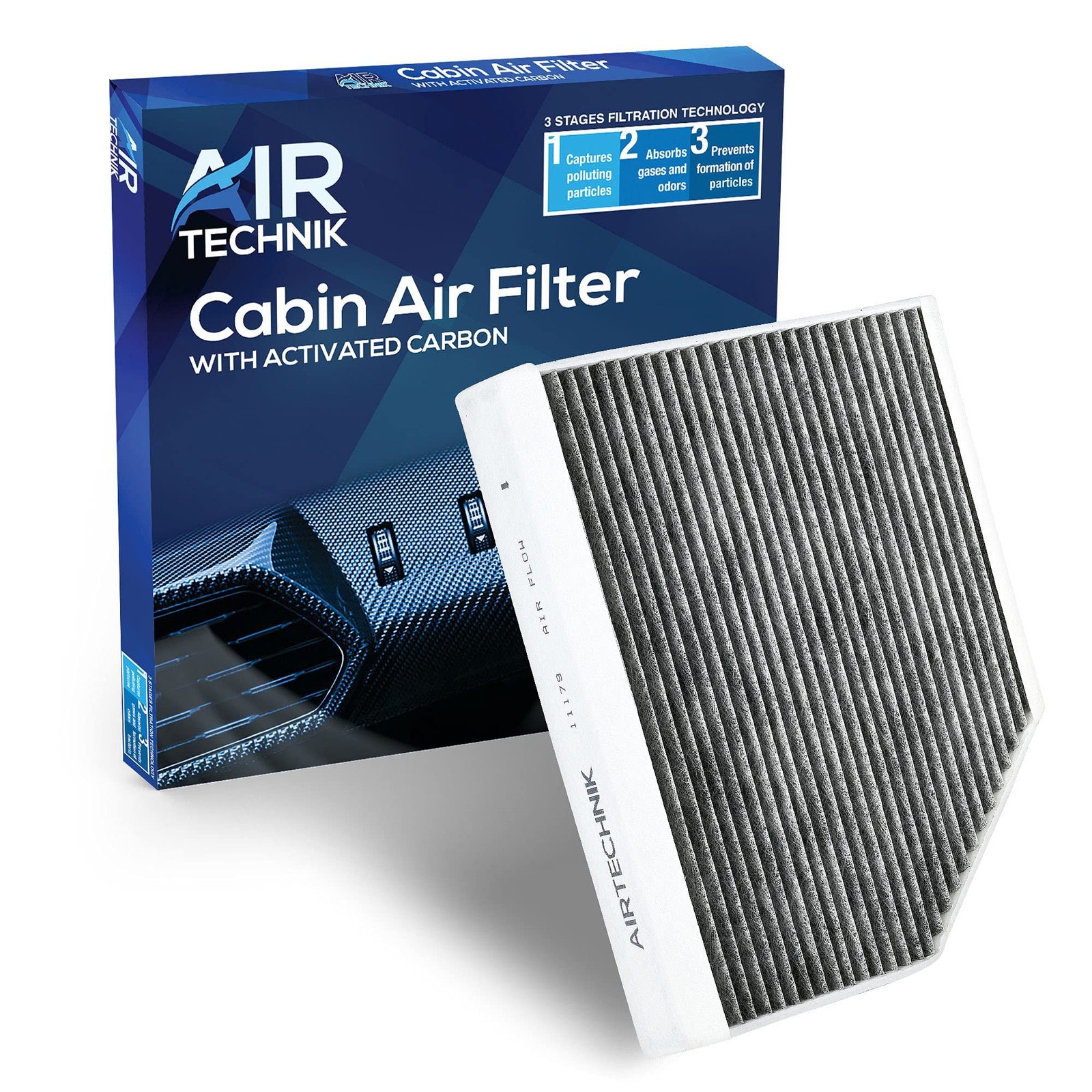 AirTechnik CF11179 Cabin Air Filter w/Activated Carbon | Fits 2010-17 Audi...