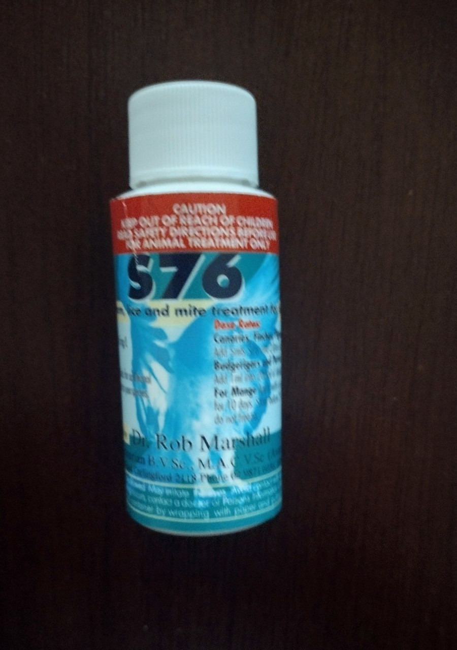 S76 30ml  Mites treatment for Birds