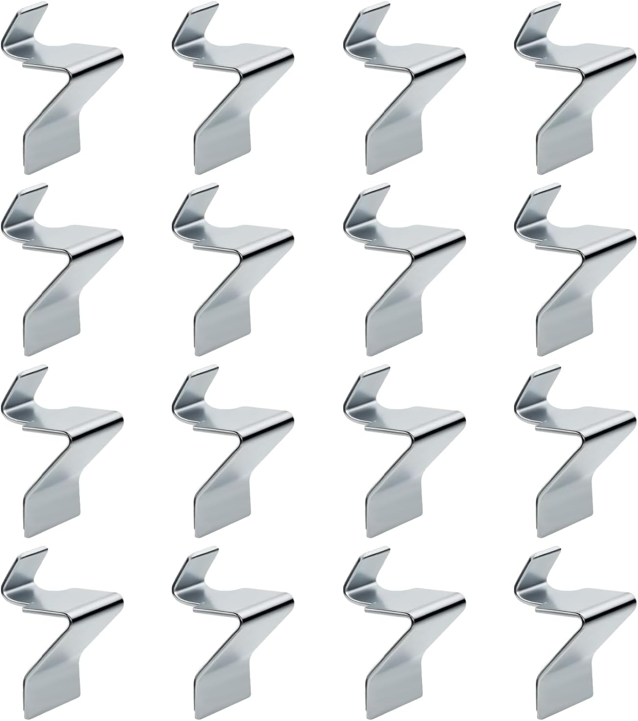 Metal Cabinet S-Clips 16 PCS Compatible with Sandusky and Other Cabinets