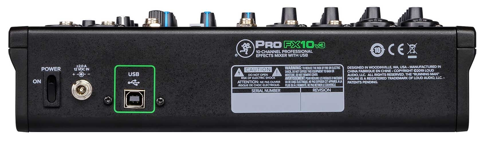 Mackie ProFX10v3 10-Channel Professional Effects Mixer w/USB ProFX10 v3