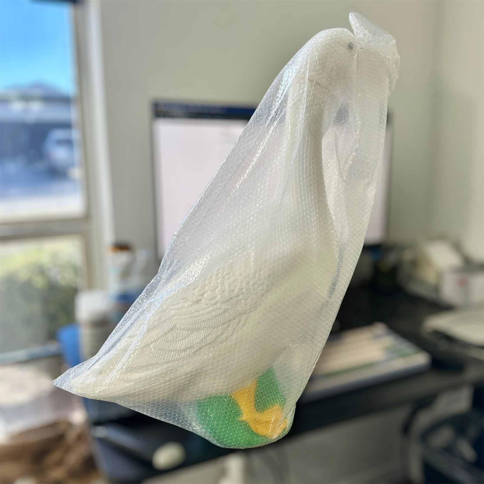 Large White Goose 23" Garden Statue Indoor Outdoor Porch Yard Decor New