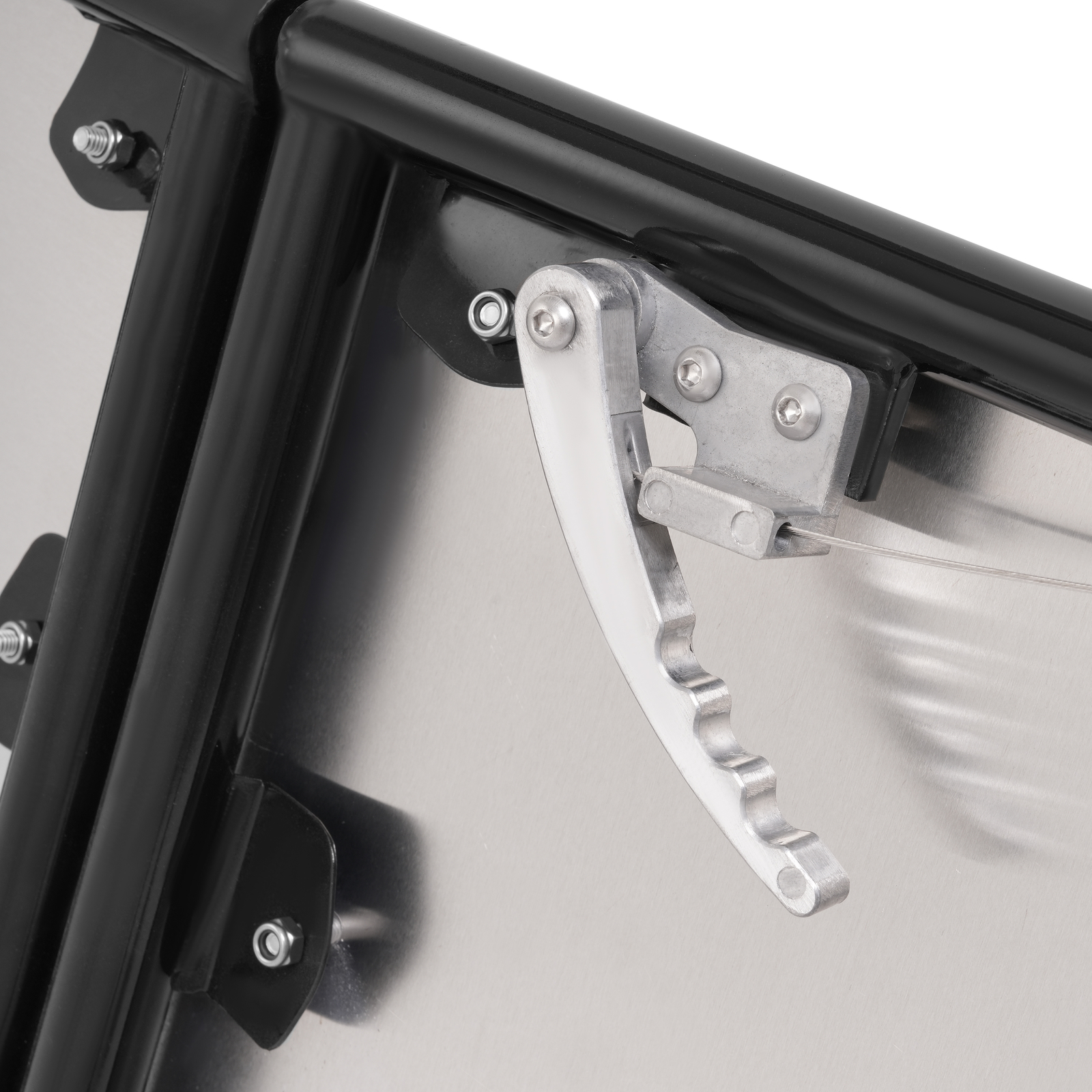 Silvery Aluminium+Steel Powder Coated Full Door For Kawasaki Teryx 750 08-13