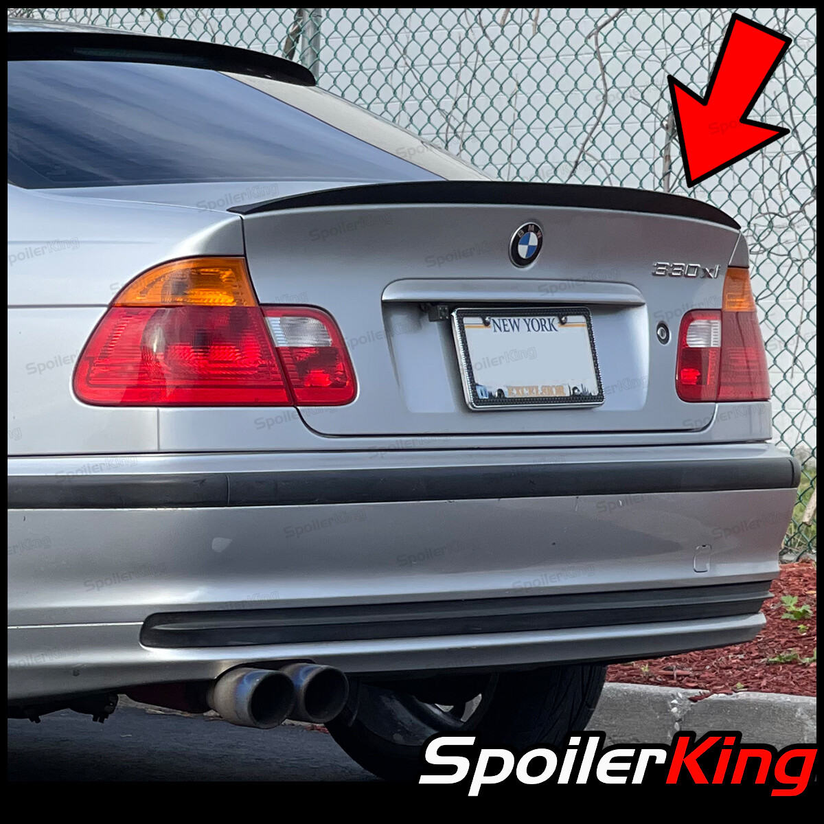 SpoilerKing 284K Universal 30"- 55" Custom Rear Polyurethane Trunk Spoiler Wing