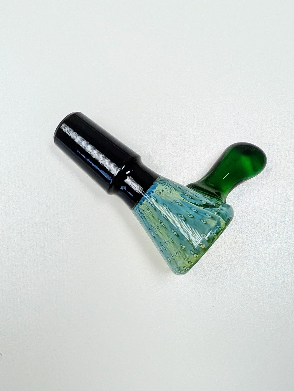 14mm Green Bubble Trap Premium Quality Glass Bowl Slide Bong Water Pipe Hookah