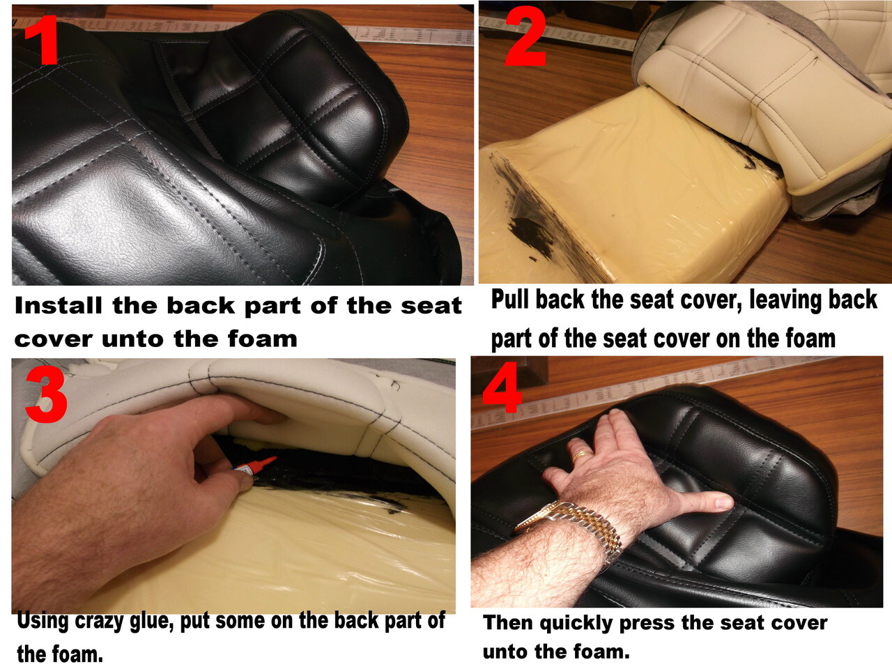 Honda GL1500 Seat Cover set GoldWing 1988-97 Aspencade SE Interstate 612B