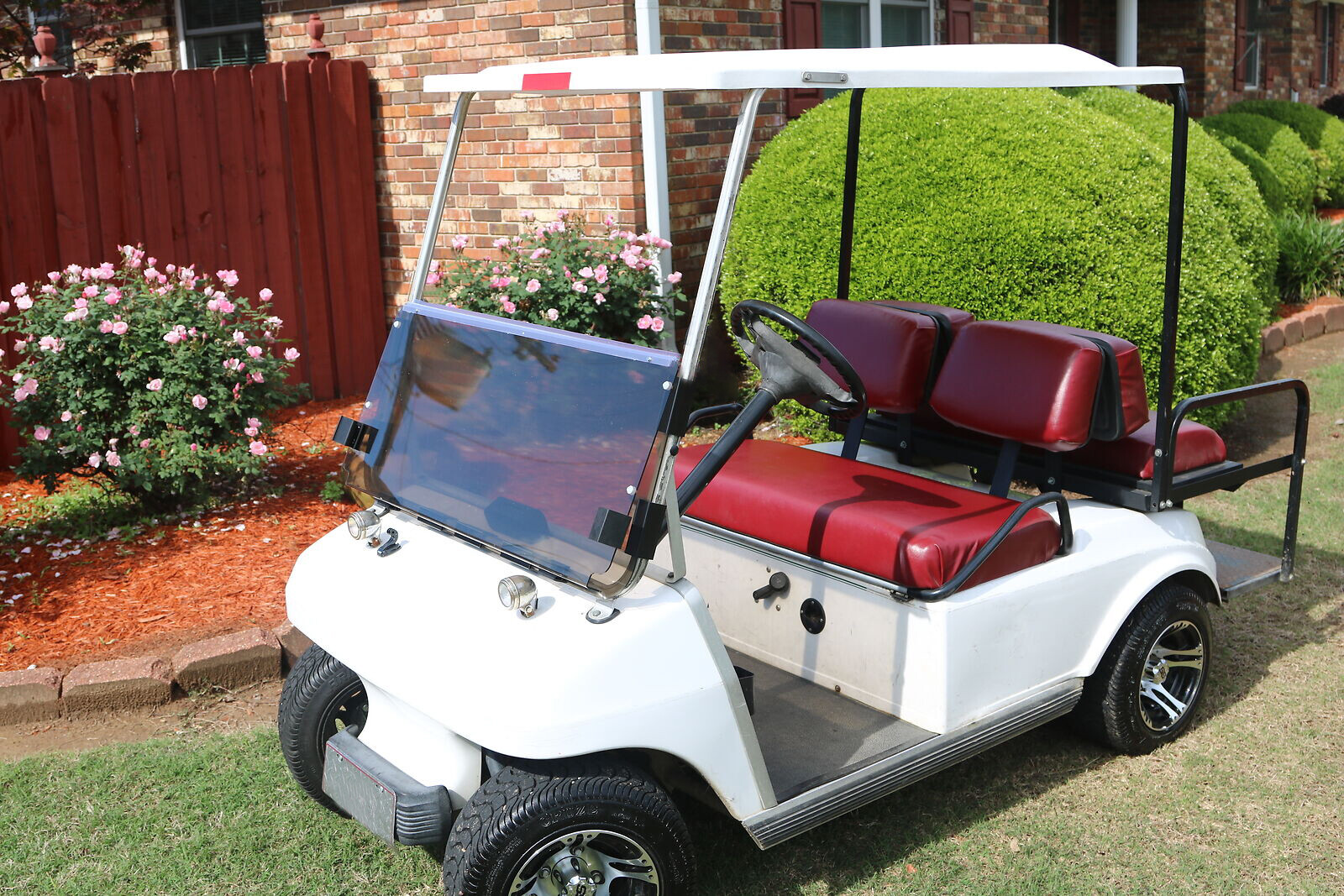 For Club Car DS 1982-2000.5 Golf Cart Tinted Folding Windshield Windscreen