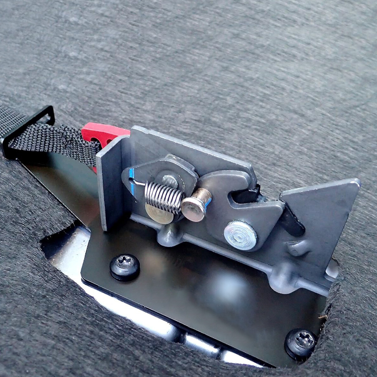 Rear Seat Quick Latch Release Kit Black Strap For Ford 2009-2022 F150 F250 F350