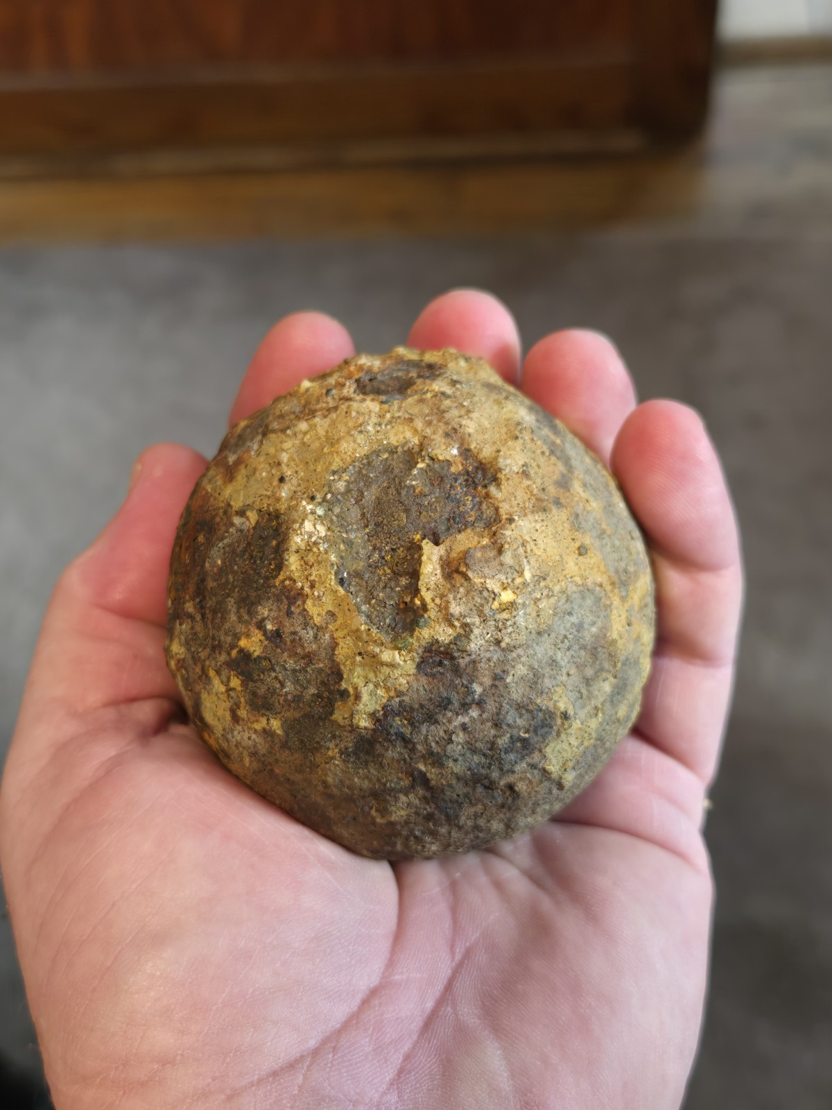 Antique Civil War Cannon Ball 4lbs