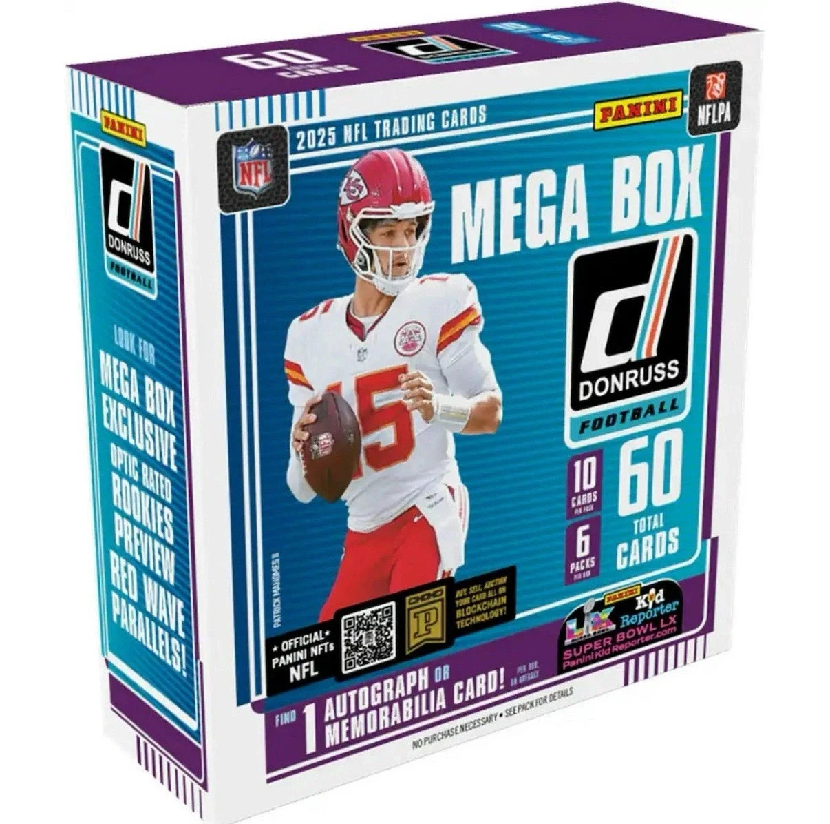 2025 Donruss Football Factory Sealed Mega Box