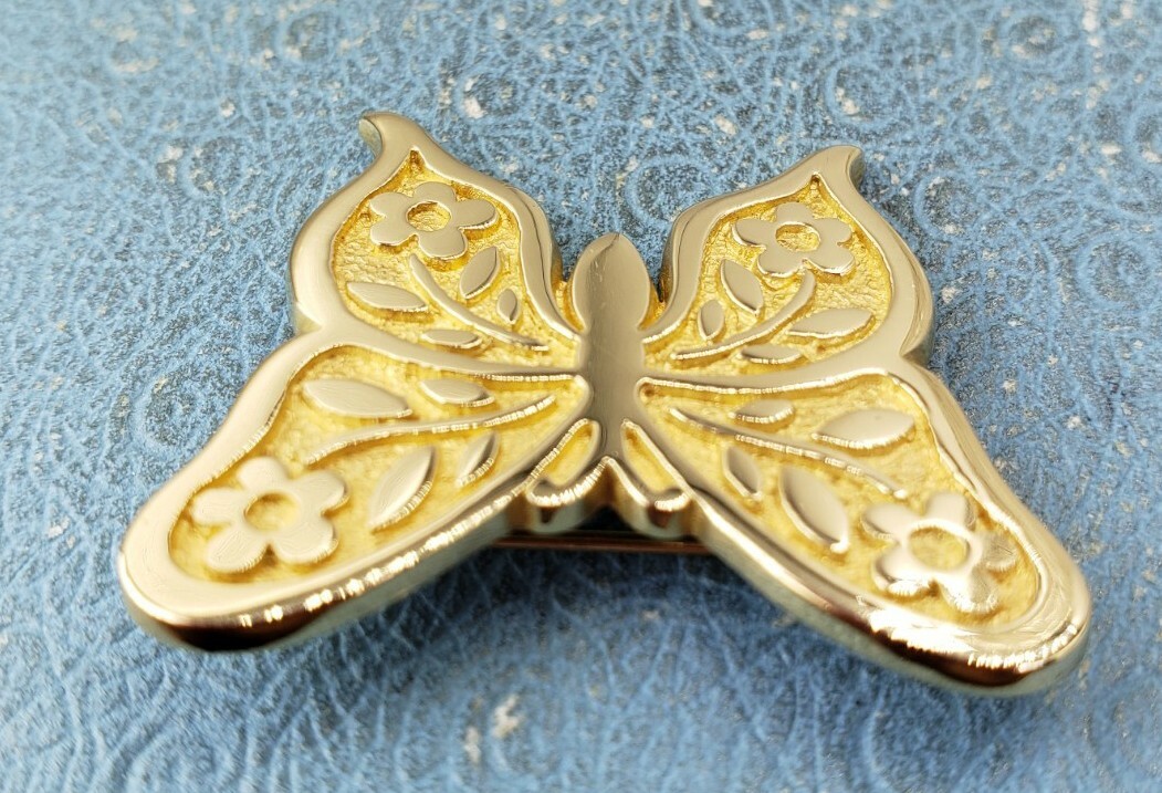 James Avery Retired 14k Butterfly Brooch Convertible To Pendant Solid Gold Heavy