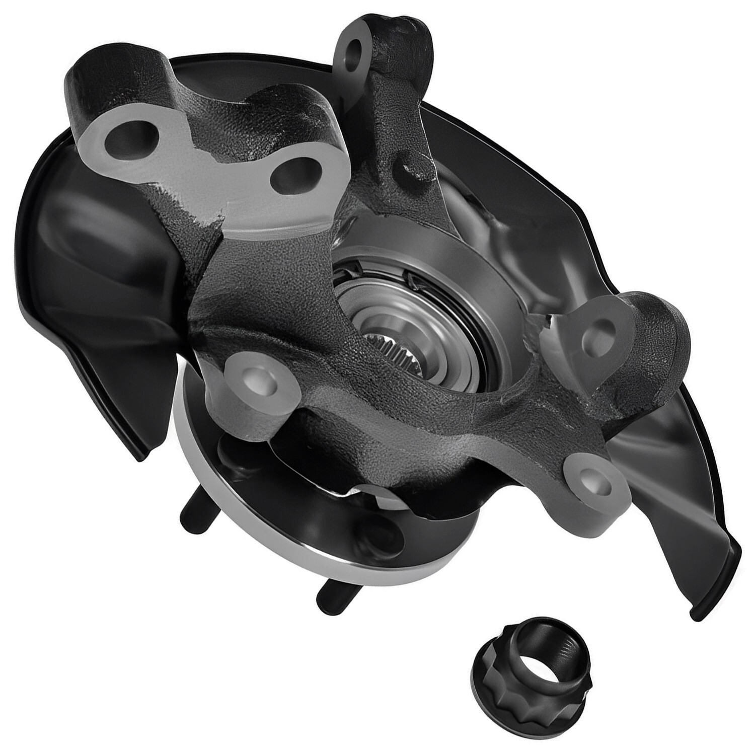 FWD Front Steering Knuckle & Wheel Hub Bearing for 2003 2004-2008 Toyota Matrix