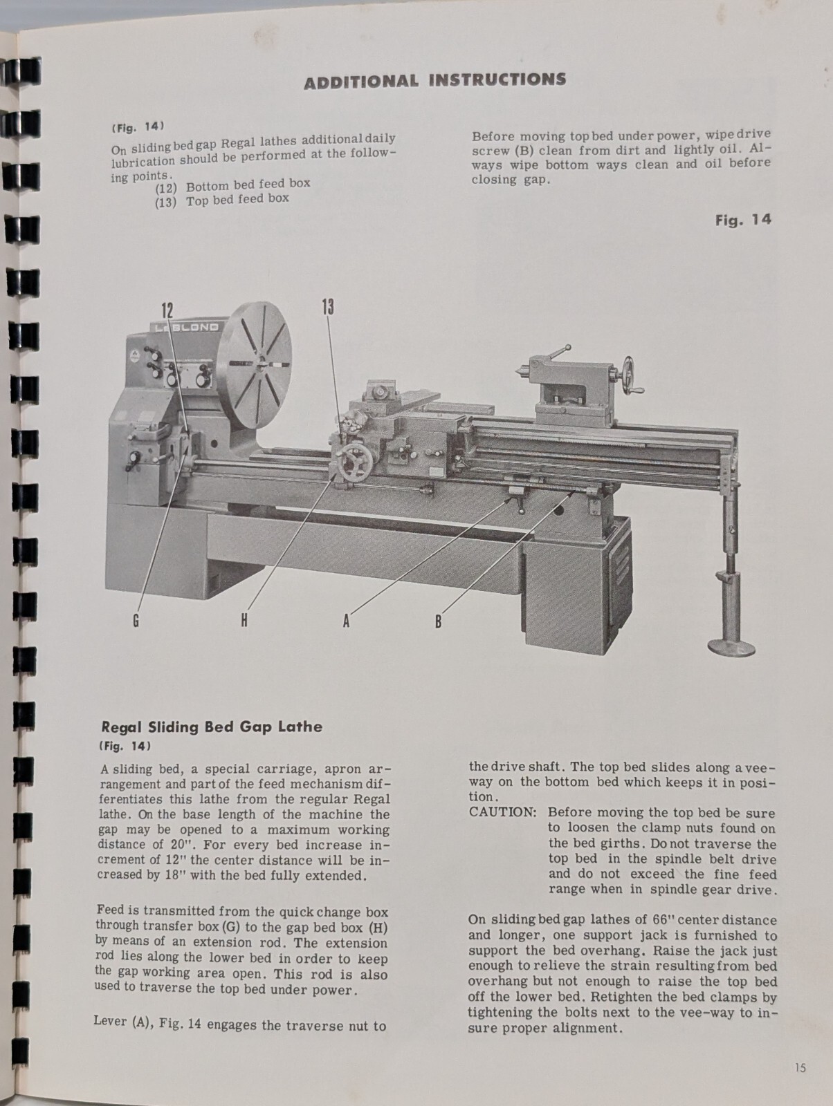 Lot of 6 LeBlond Instruction and Repair Parts Manuals, Varying Types-As Pictured