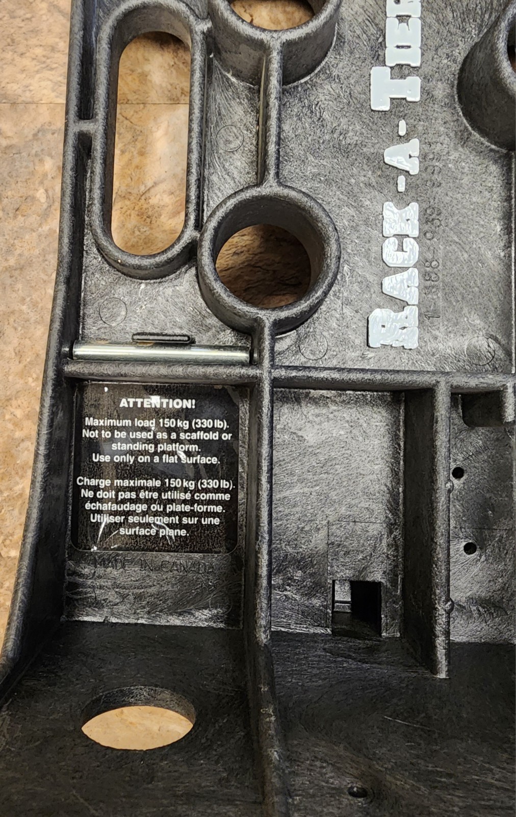 Original RACK-A-TIERS Wire Dispenser Black Wire Dispenser - New Open Box