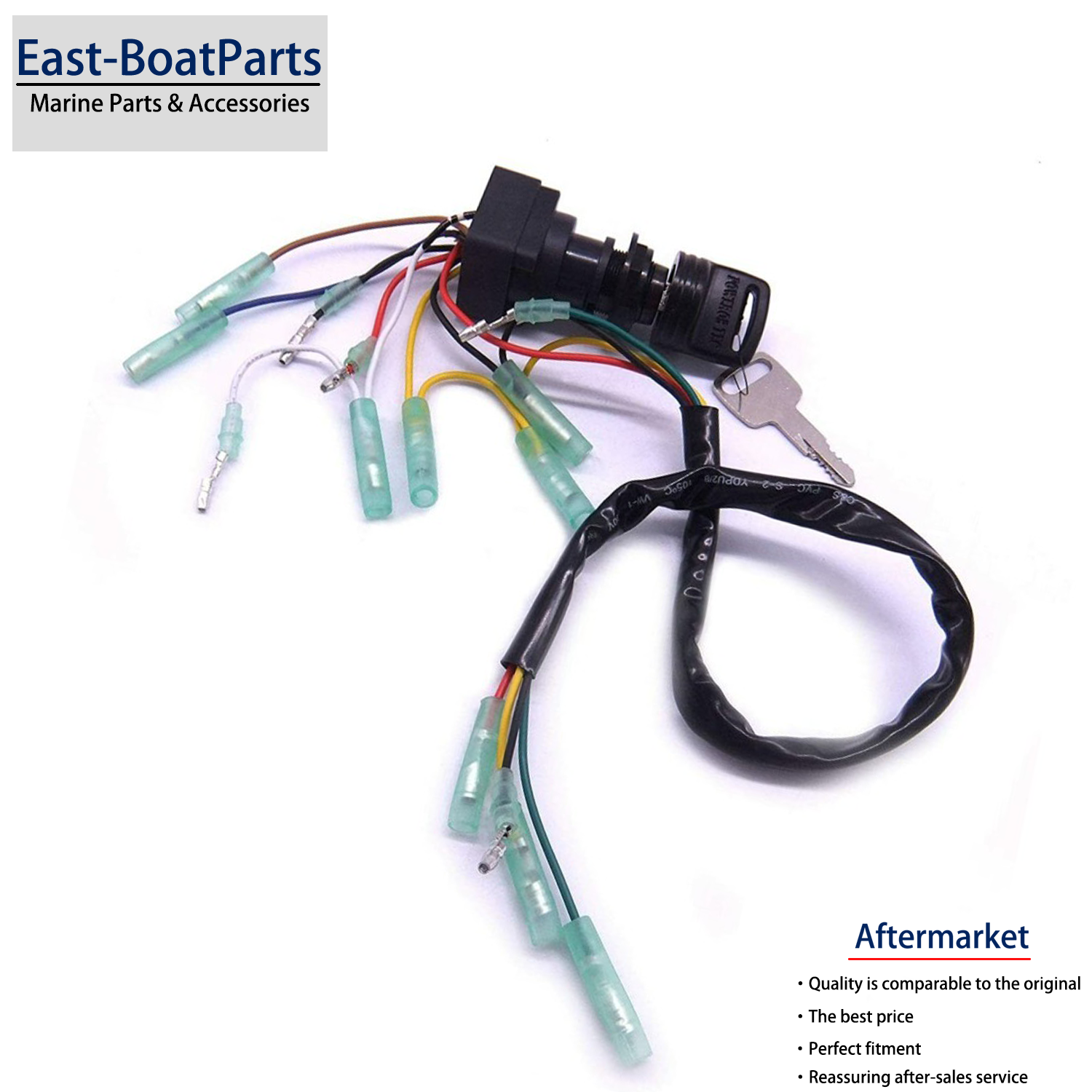 Ignition Switch Key Assy for Yamaha 70 75 80 85 90 95 HP Outboard 703-82510-43