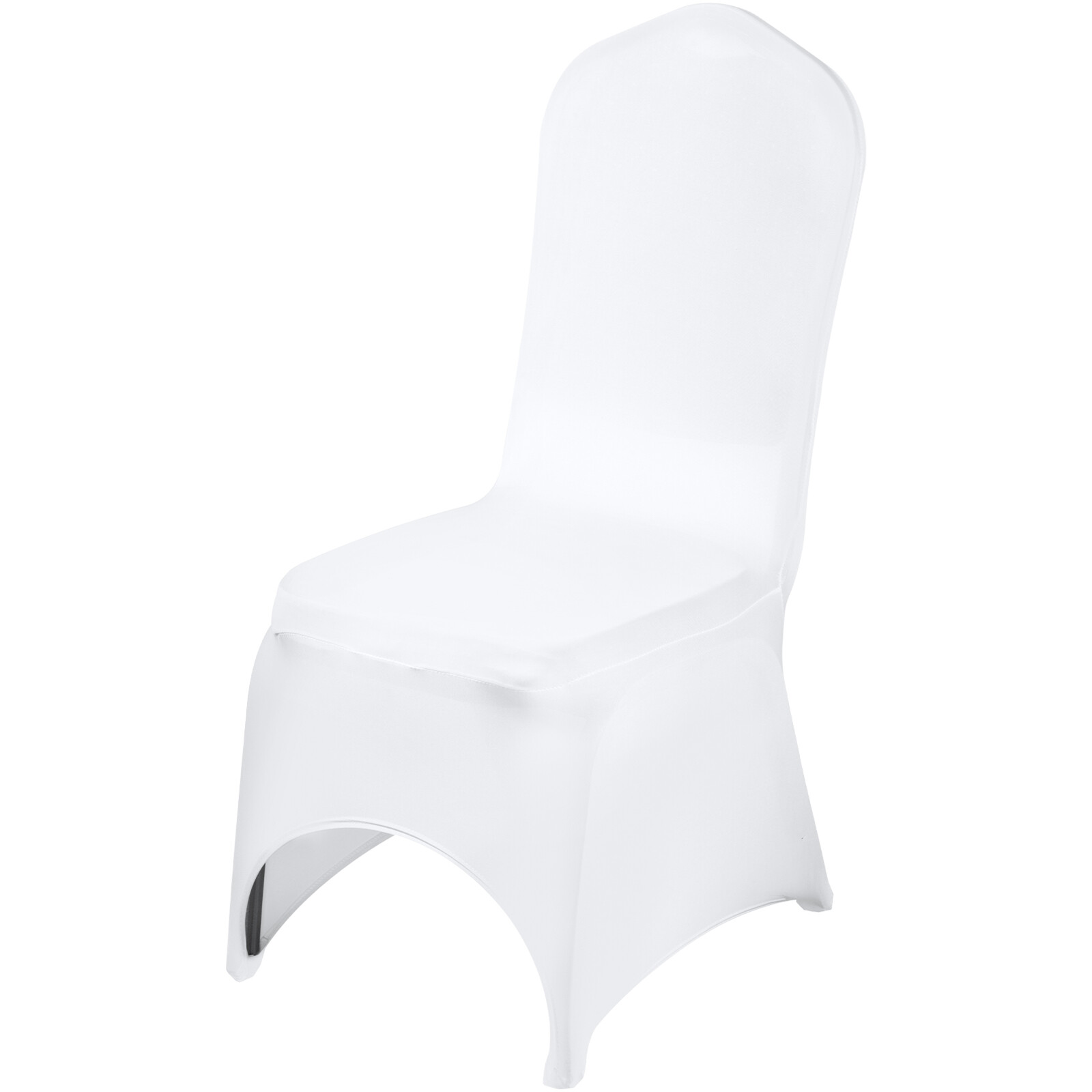 VEVOR 100PCS White Stretch Spandex Folding Chair Covers for Wedding Party Dining